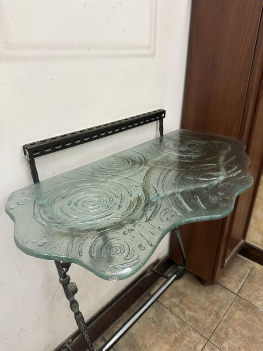 Blat szklany dekoracyjny - handmade