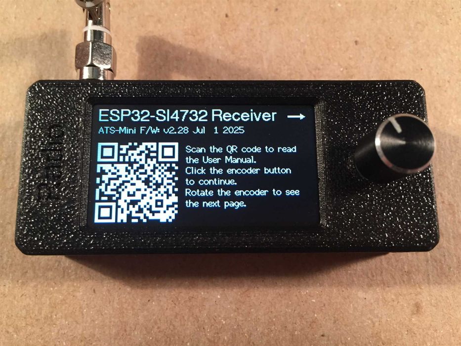 Всехвильовий приймач ATS-mini V3. ОНОВЛЕНА ВЕРСІЯ !!!