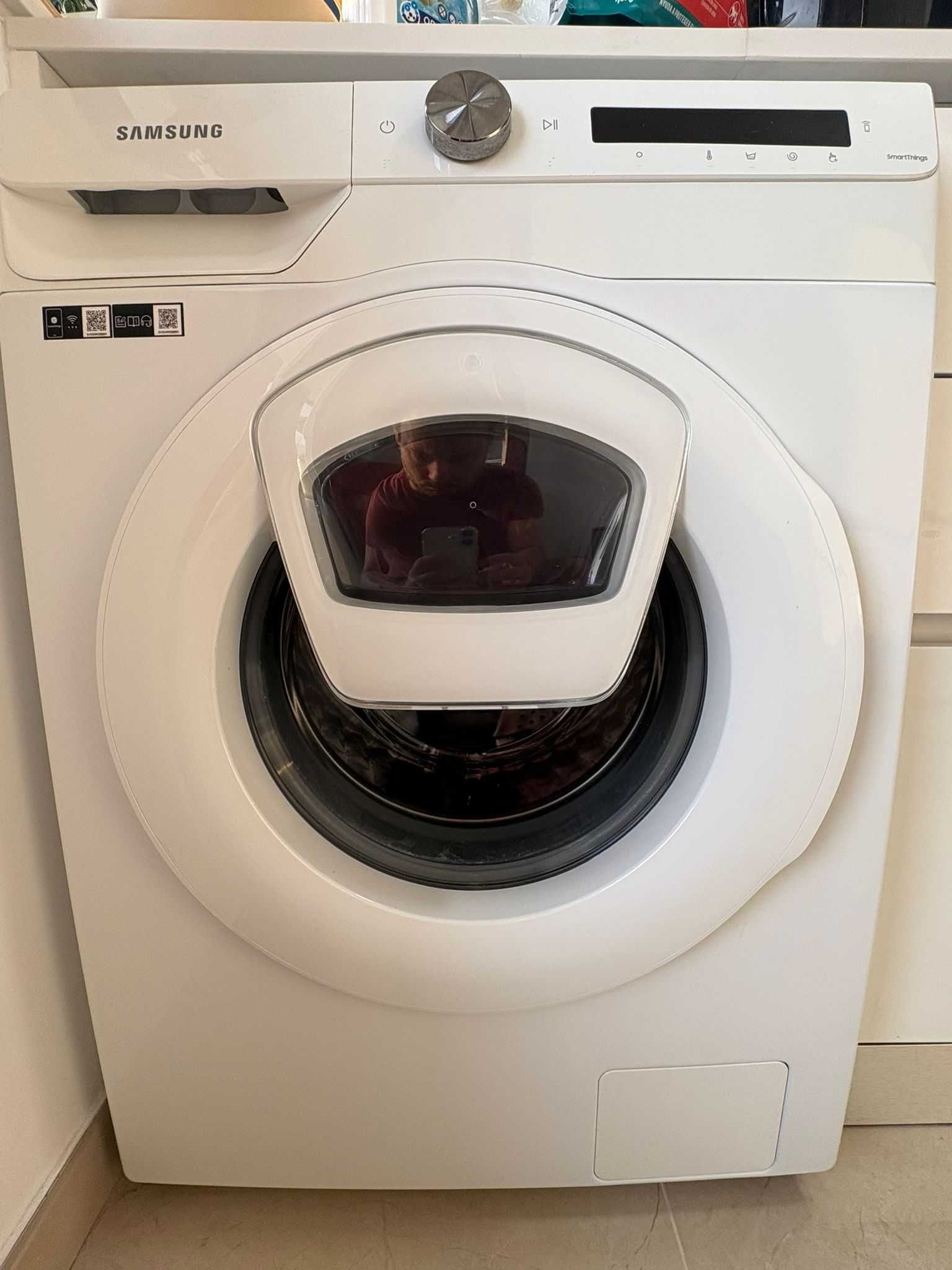 máquina de lavar roupa samsung ww11dg5b25aeep - branca a 11kg