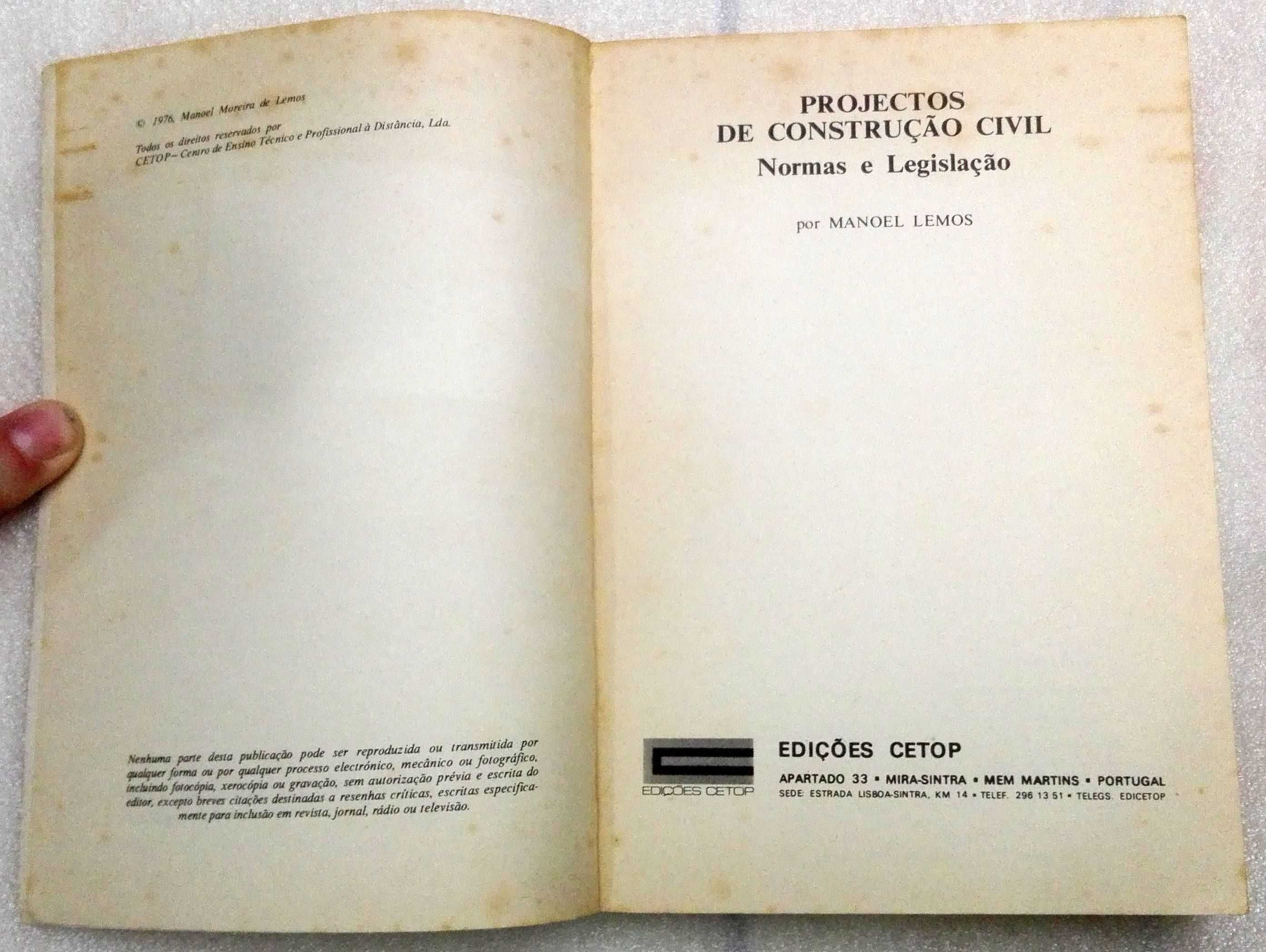 Livro Projectos de Construção Civil – Normas e Legislação