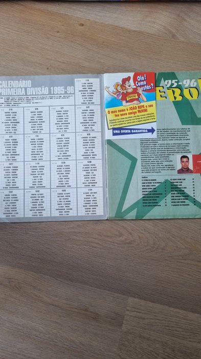 Caderneta Panini 95/96