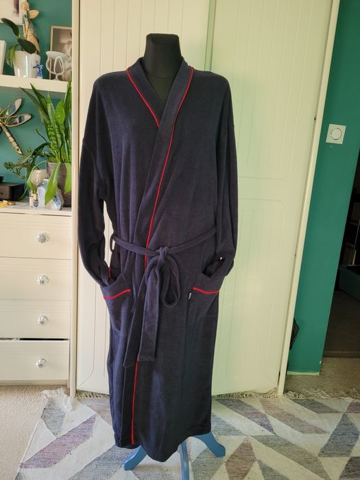 Jockey USA Originals szlafrok męski 2XL granatowy