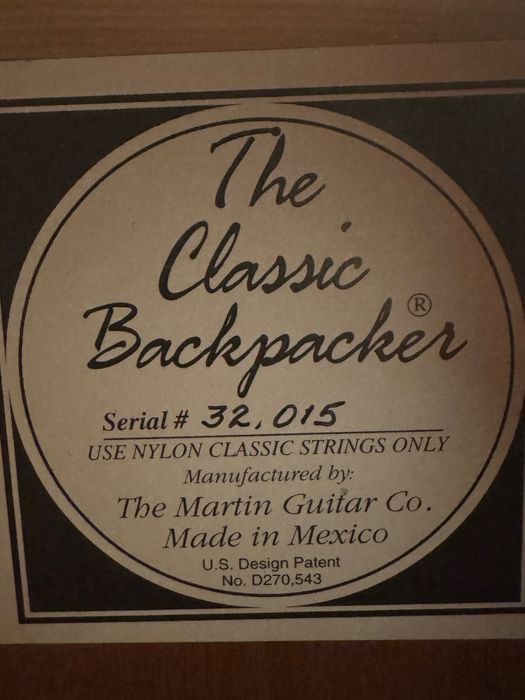 Guitarra Martin & Co The Classic Backpacker