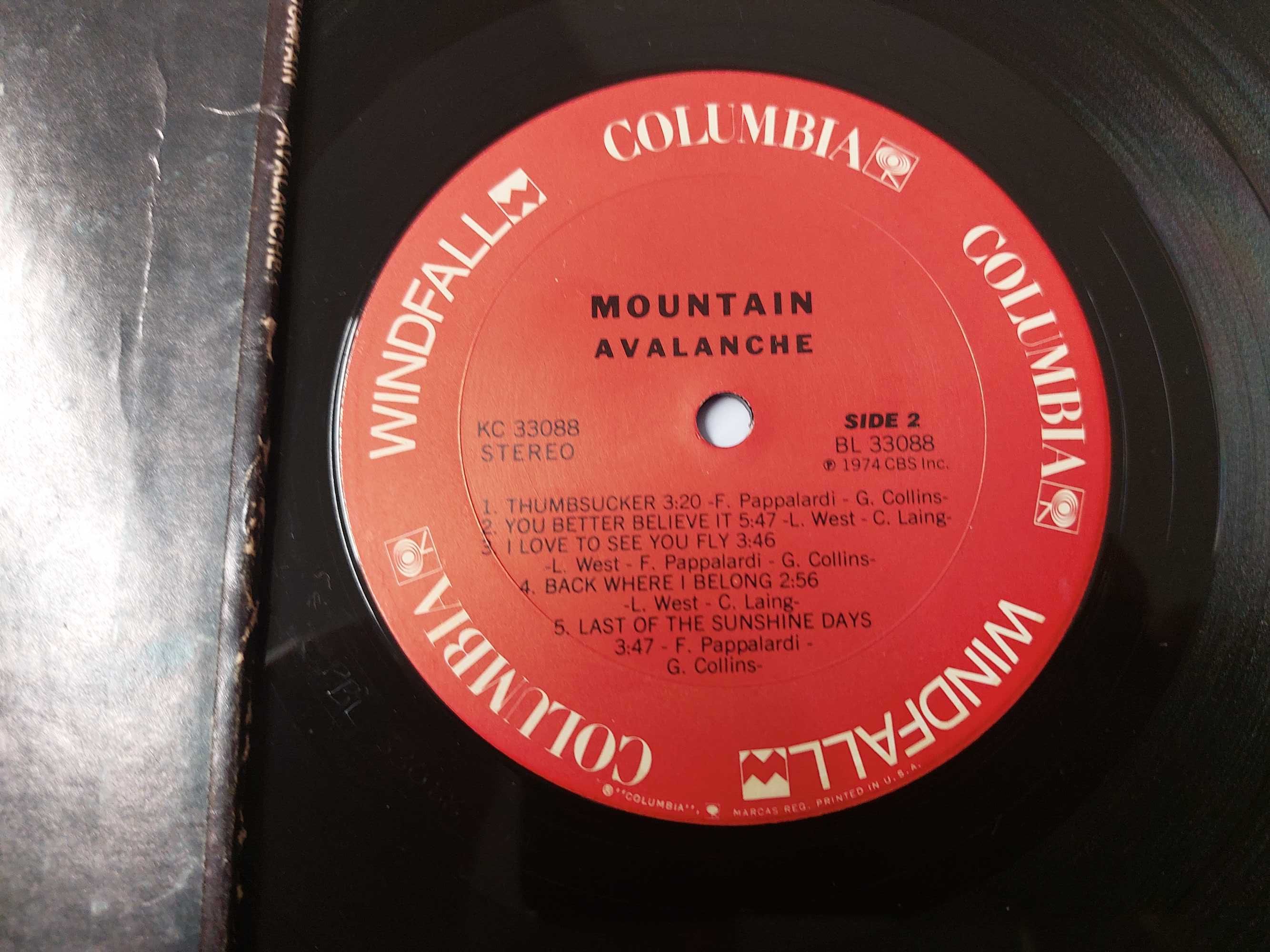 Mountain – Avalanche LP 6411 Press USA