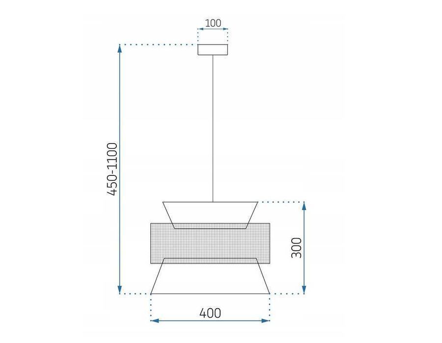 STYLOWA Lampa Wisząca Ażurowa BOHO Butelkowa Zieleń 40 cm NOWA