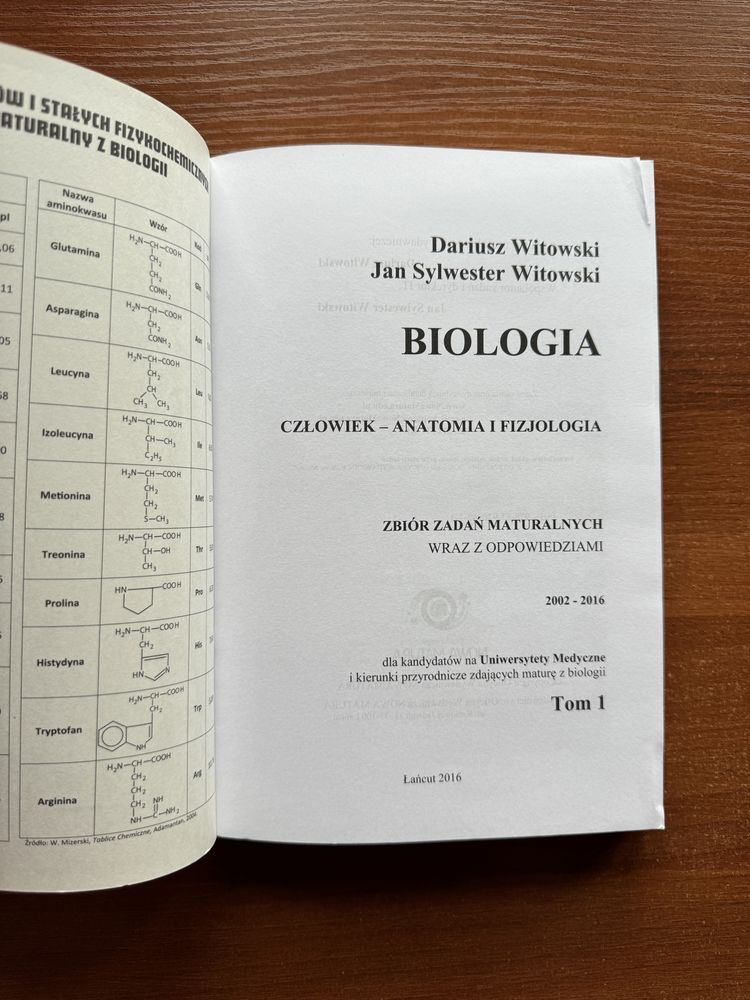 Biologia Zbiór zadań 1 Dariusz Witowski