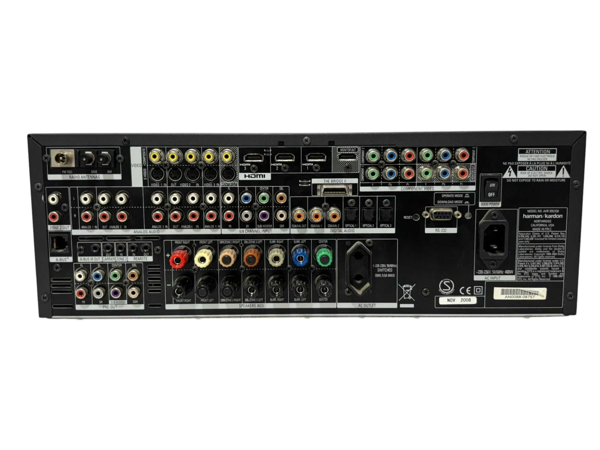 Amplituner Harman Kardon AVR-355 7.1 czarny