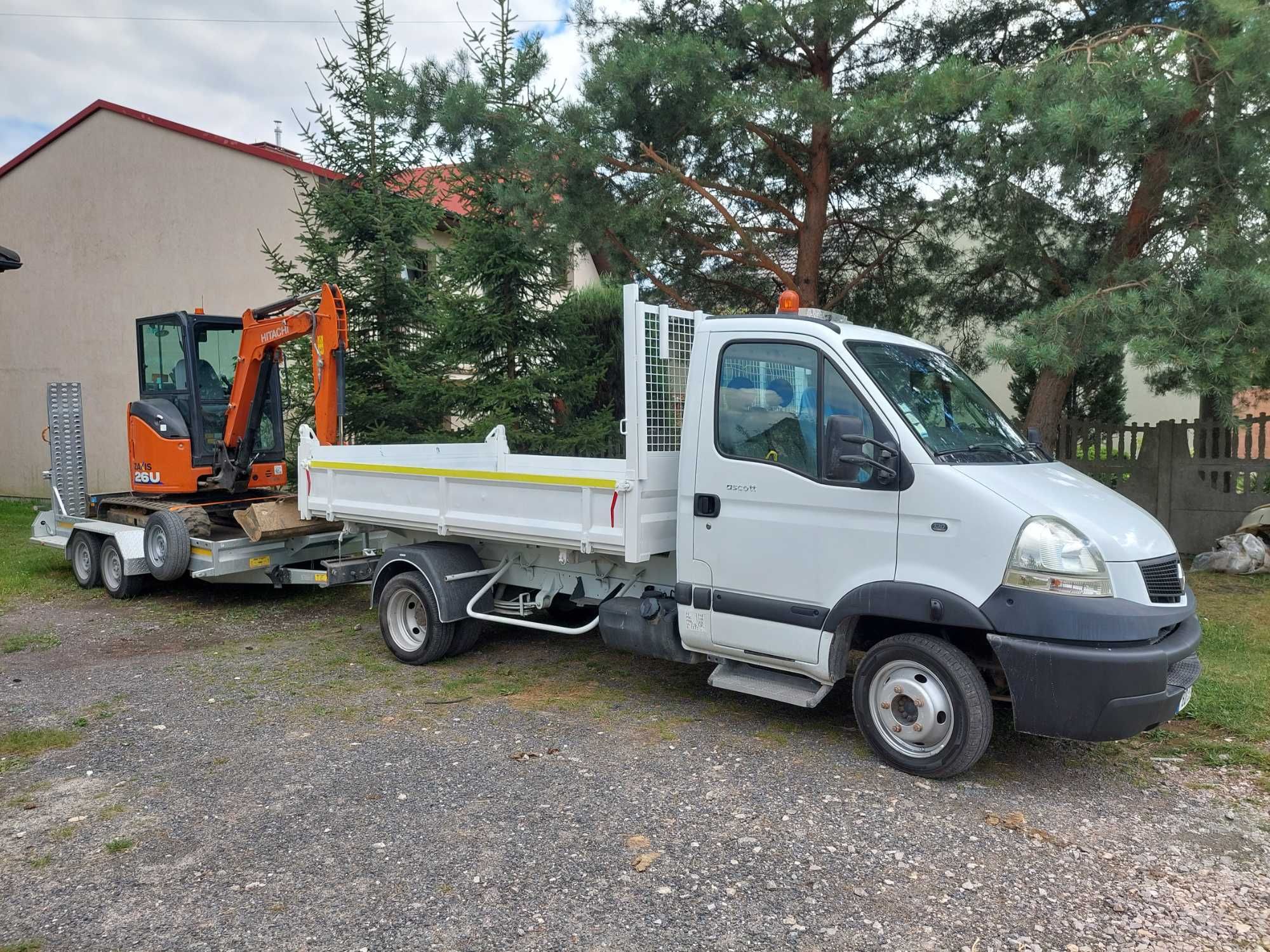 uslugi minikoparka 2.7 t,wywrotka3.5 t Ladowarka 3t