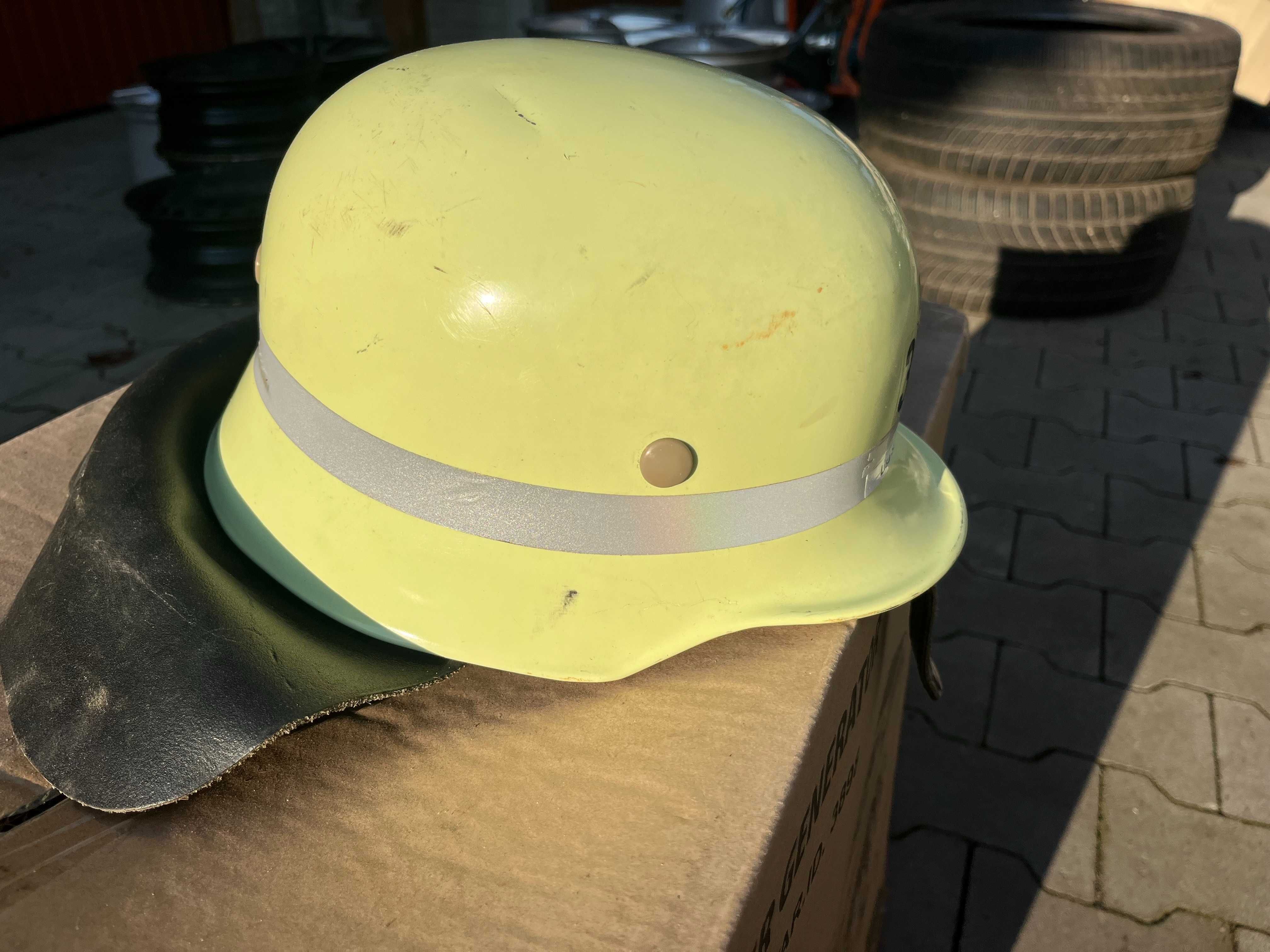 niemiecki hełm kask strażacki