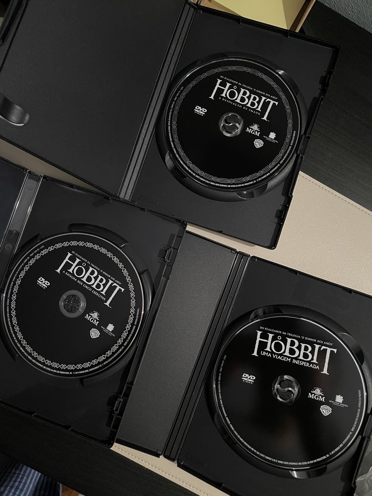 Coleção DVD - O Hobbit (3 filmes). Perfeito estado.