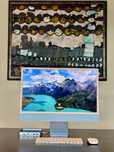 iMac 24" M3 Blue 256Gb SSD 8Gb RAM + Hub Minisopuru gratis!