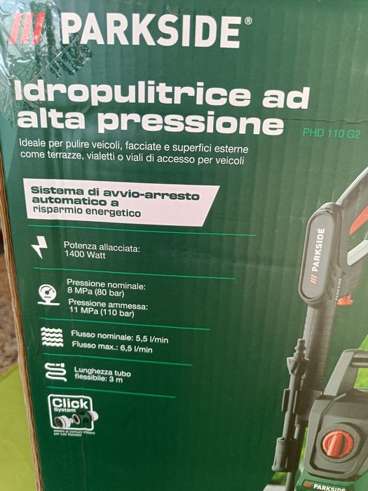 Maquina de pressão parkside