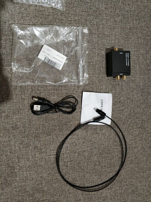 Конвертер оптический Toslink Optical to RCA, из оптики\spdif в тюльпан