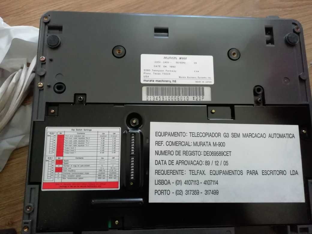 Fax MURATA M900 como novo