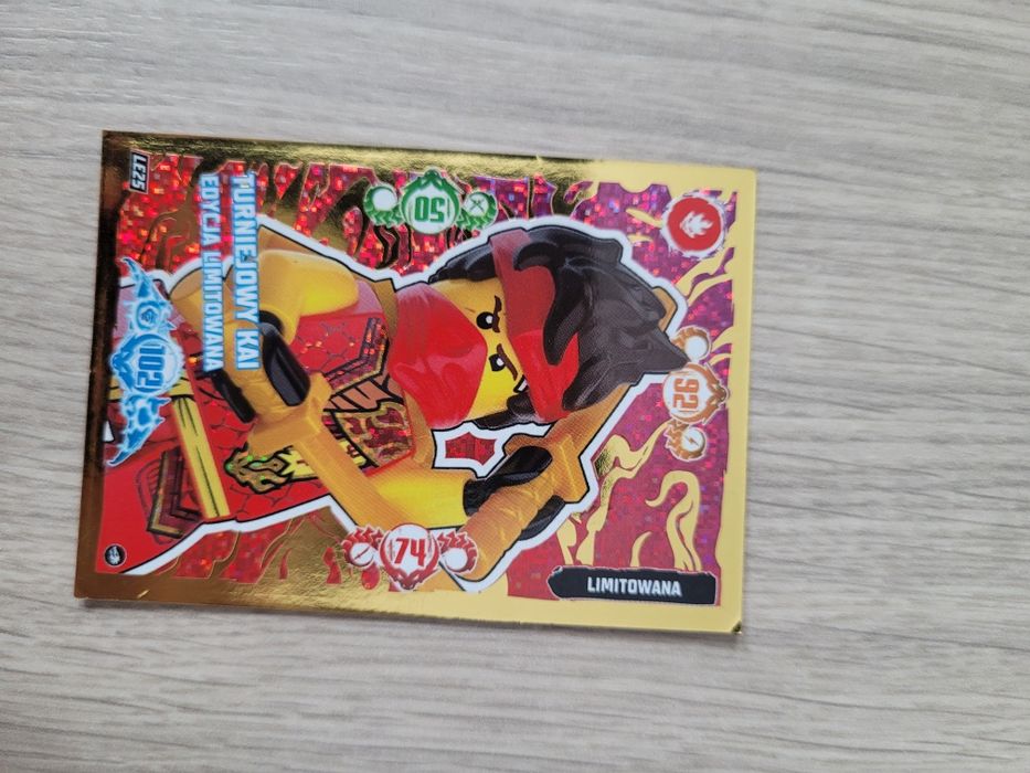 Karta Lego Ninjago Turniejowy Kai, limitowana, le25