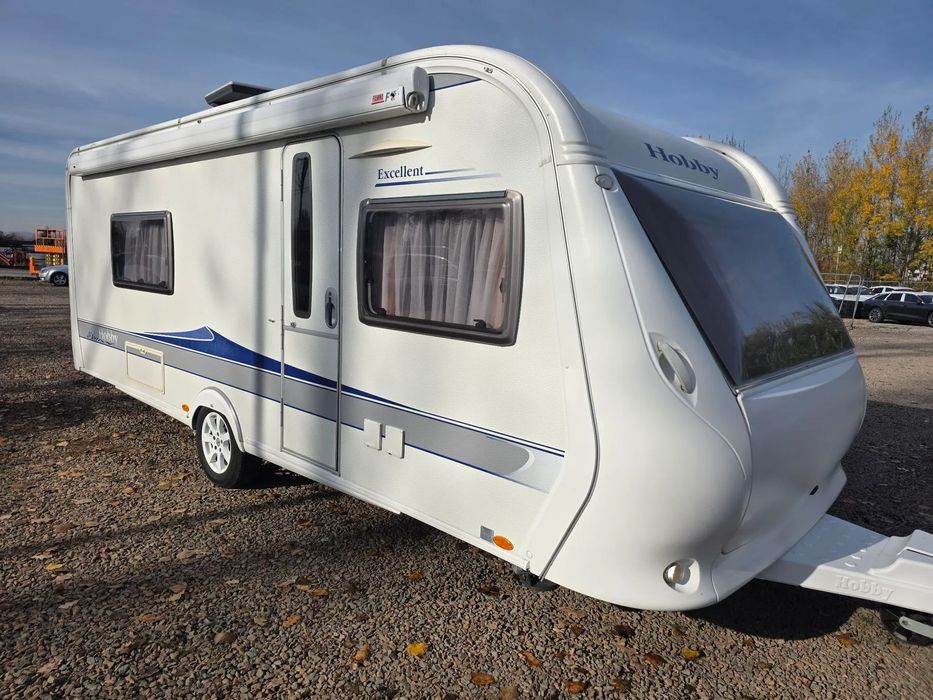 Hobby Excellent 560 WLU  Hobby-Klimatyzacja-Mover-Markiza-Bagażnik na rowery