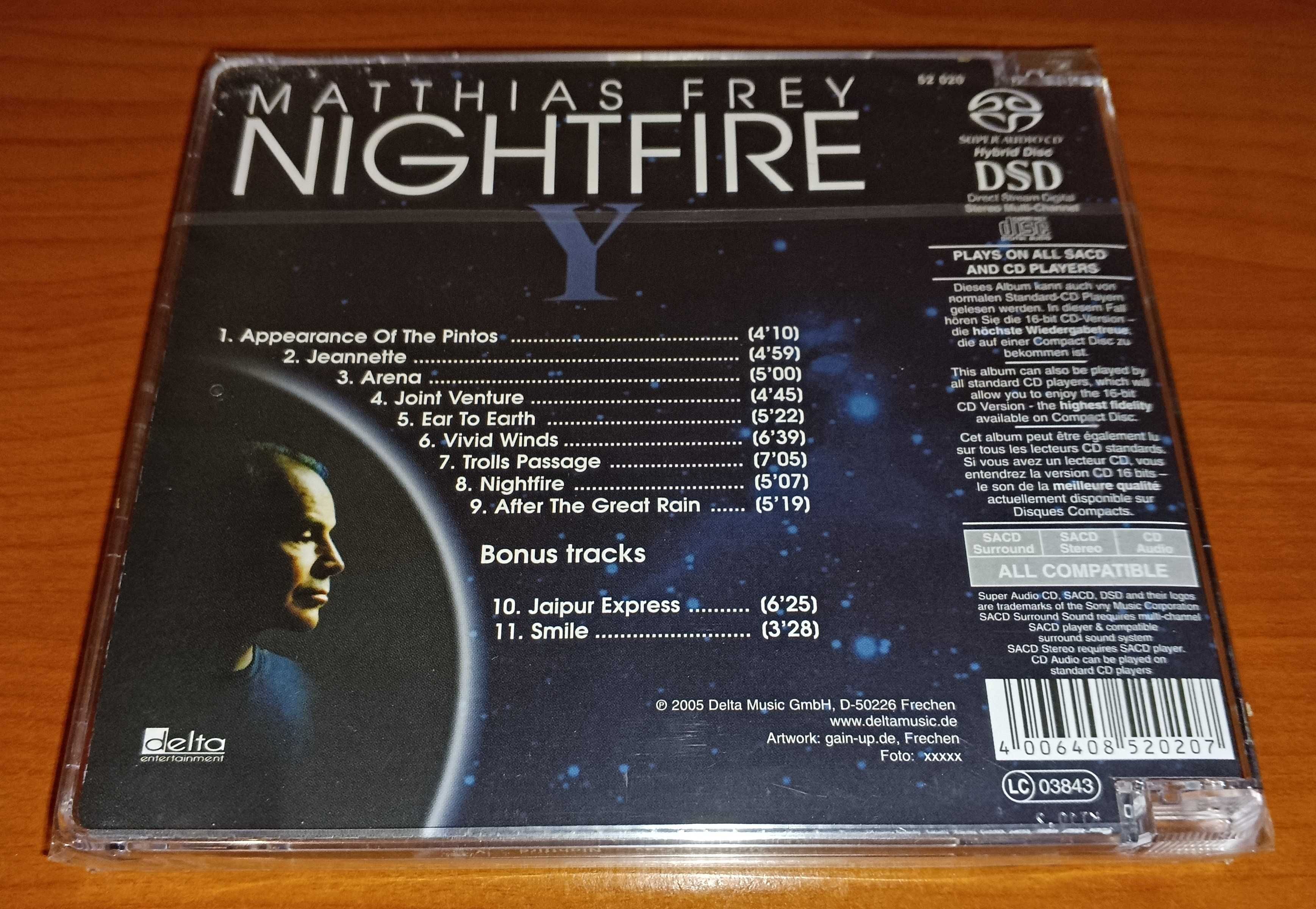 CD Matthias Frey - Nightfire (wersja SACD)