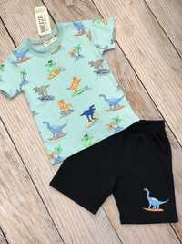 Костюм шорти футболка Breeze шорти голубий з динозавр 116 см 6 років