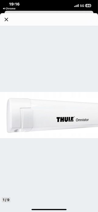 Markiza thule omnistor 5200 4 m nowa