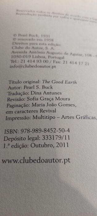 Terra Abençoada - Pearl S. Buck