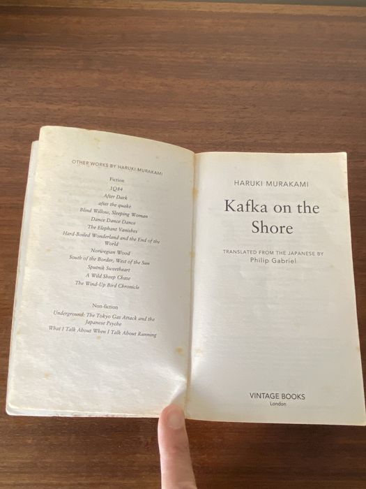 Kafka on the shore de Murakami