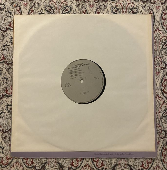 Various - Folk Music At The Sibelius Academy