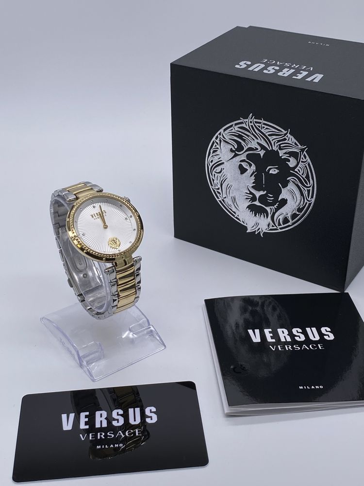 Oryginalny Zegarek damski Versus Versace VSP872121 Złoty Srebrny