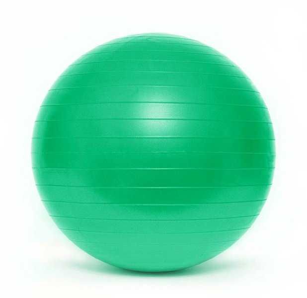 Piłka gimnastyczna BL003 75 cm zielona do ćwiczeń fitness do 200kg