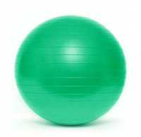Piłka gimnastyczna BL003 75 cm zielona do ćwiczeń fitness do 200kg