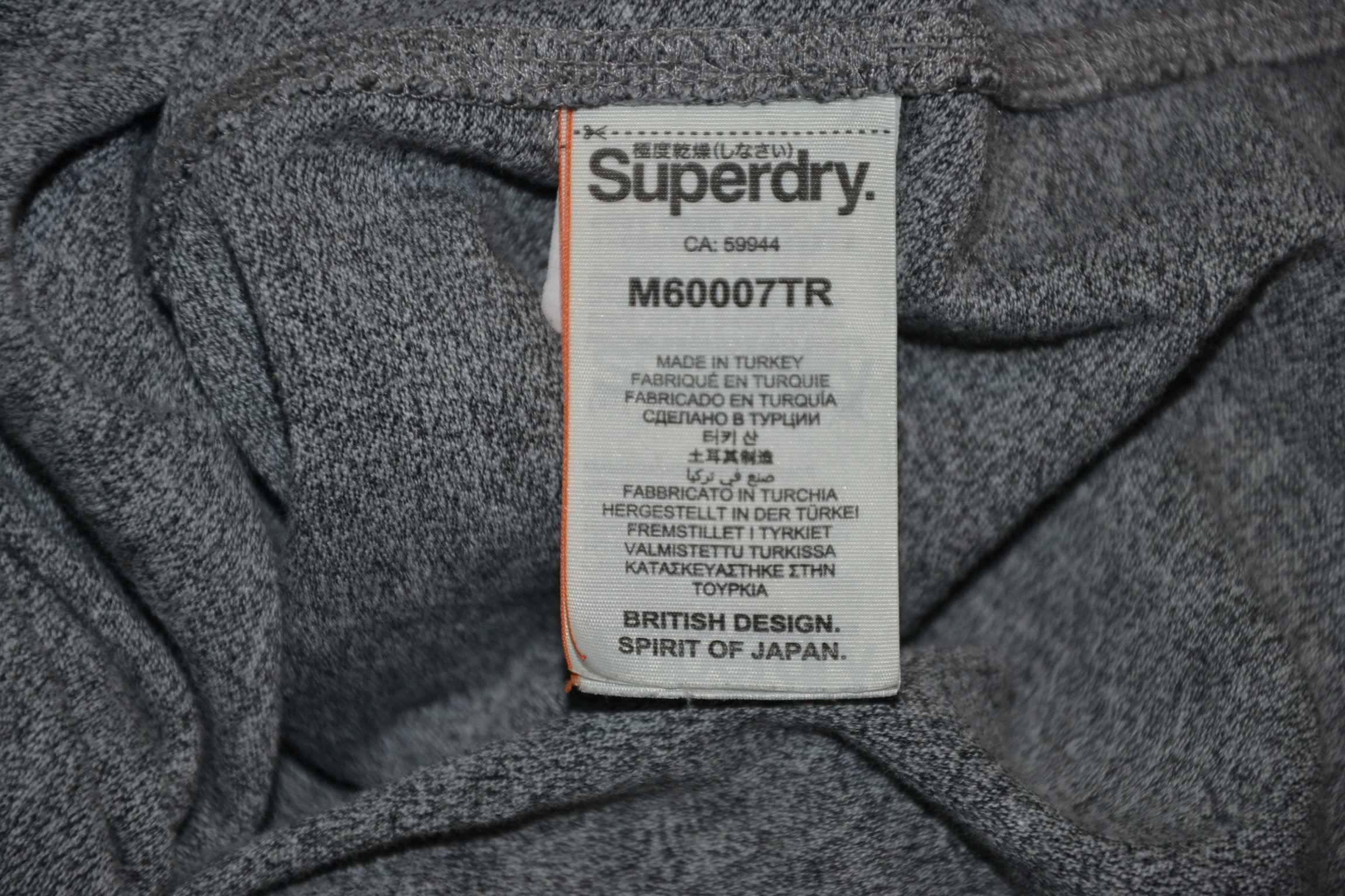 SuperDry Vintage Koszulka Męska Długi Rękaw XL Oryginalna Super Stan