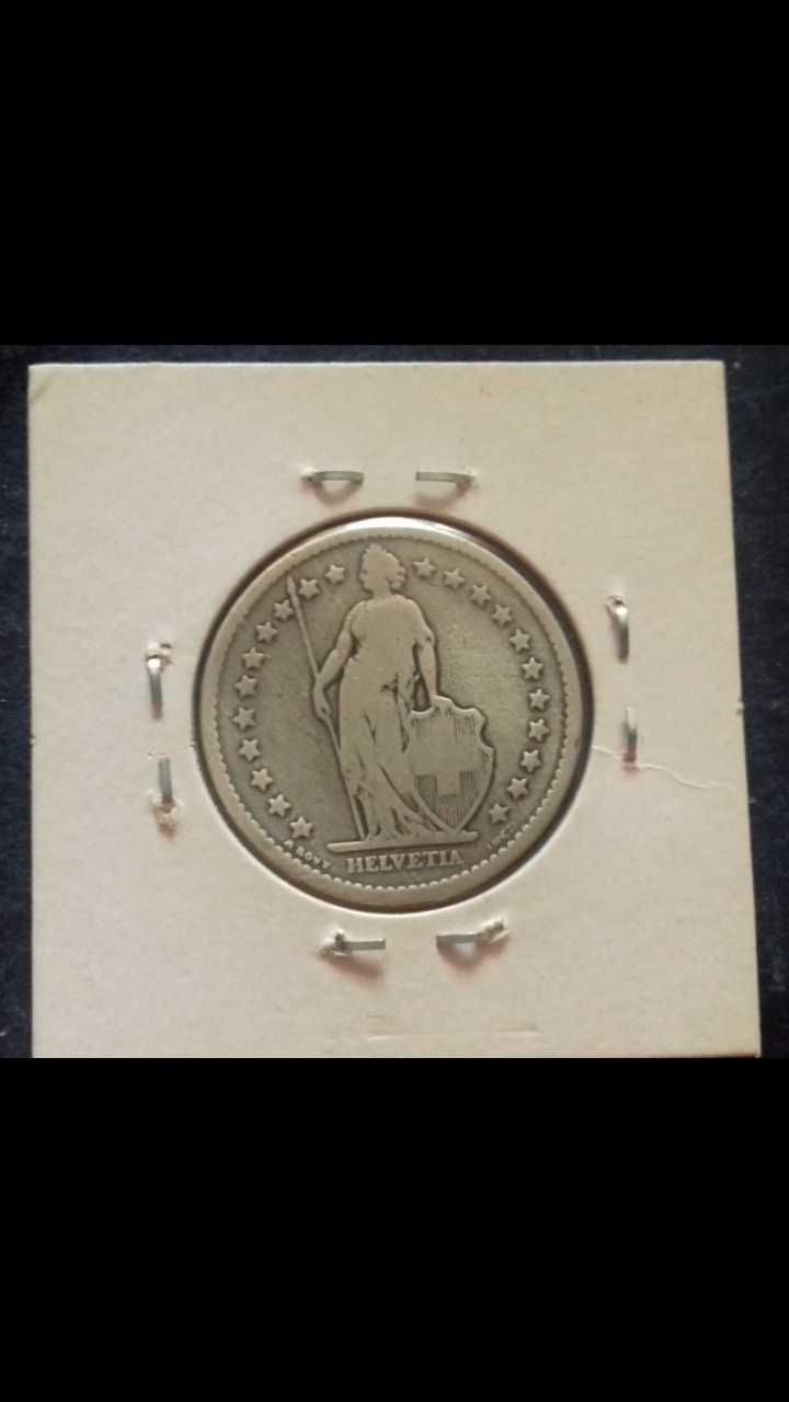 Монеты Швейцарии 2франка 1878