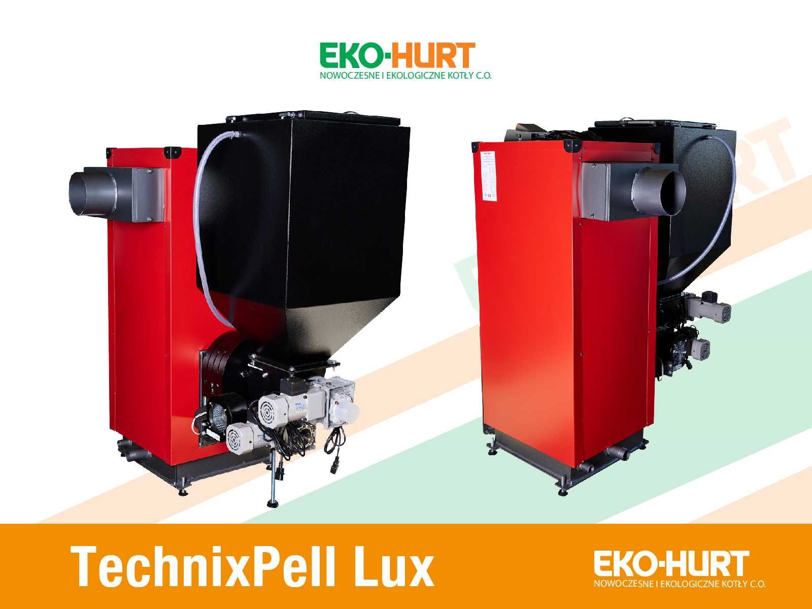 Kocioł TechnixPell Lux na pellet 38kW z certyfikatem ECODESIGN ZUM