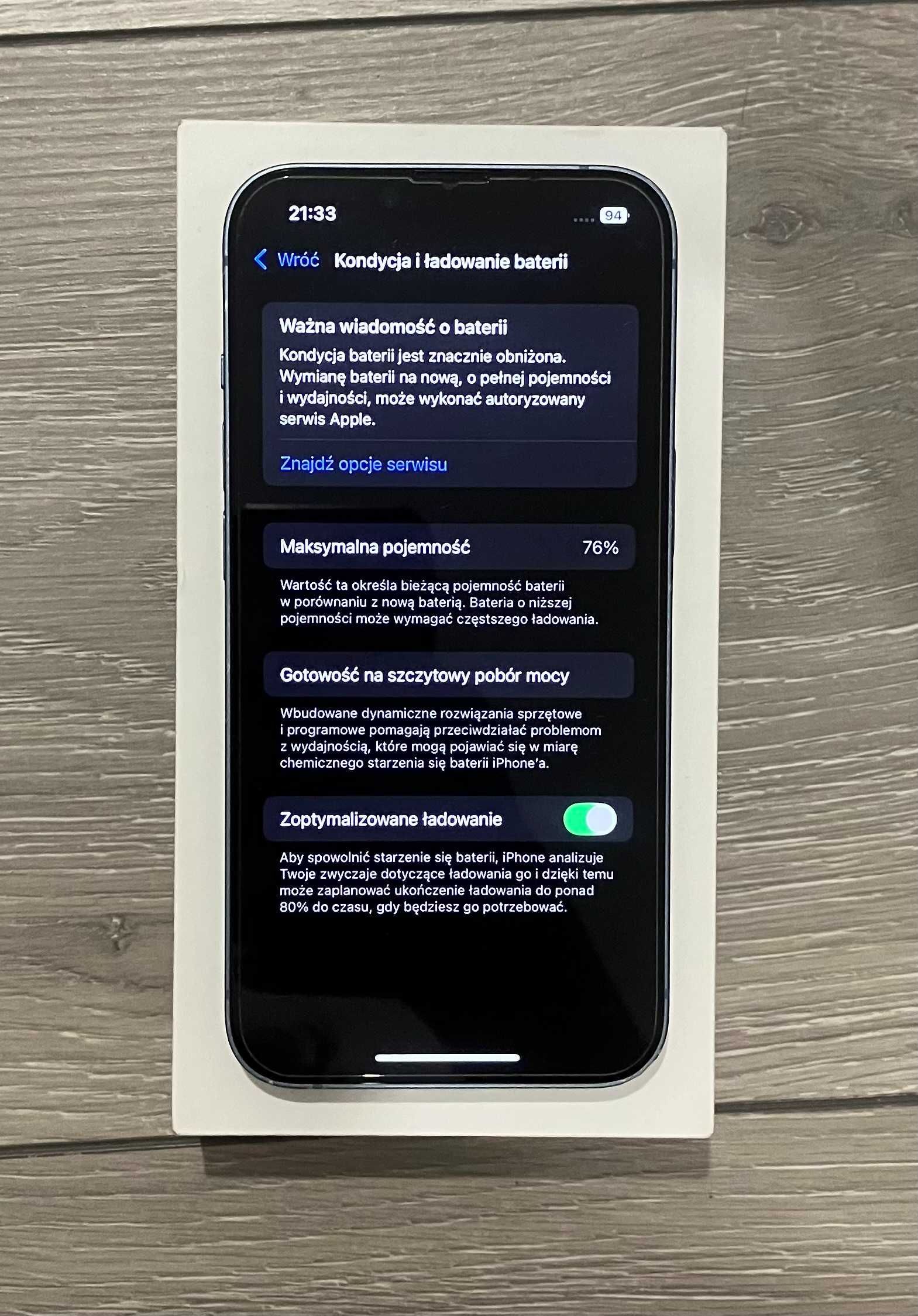 Iphone 14 256GB Niebieski