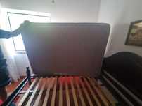Vendo colchão como novo e estrado 183x133