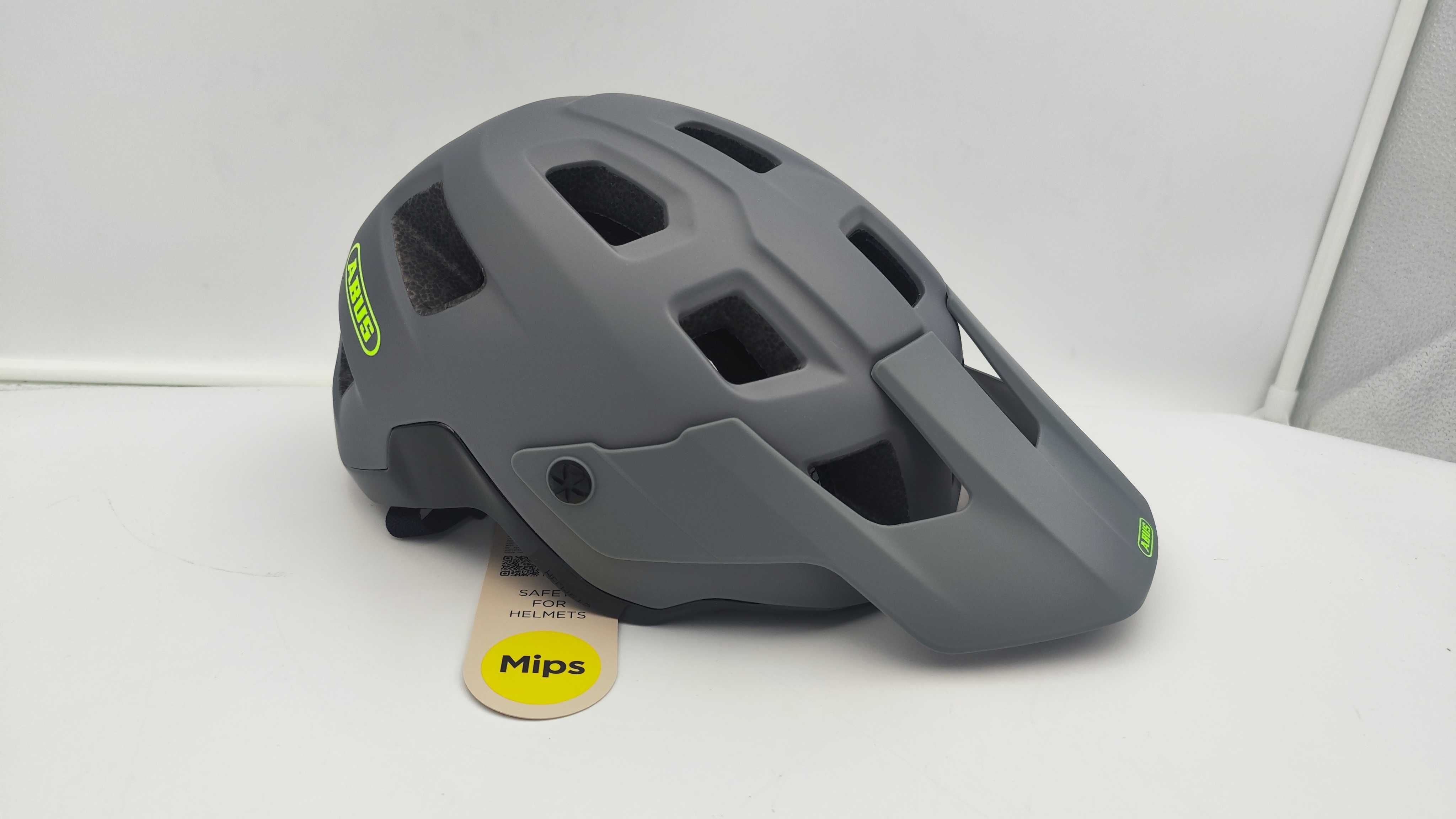 Kask Rowerowy Abus Modrop MIPS MTB kask concrete grey L 57-61cm (AB8)