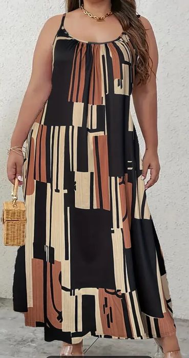 Літня  сукня, сарафан, 5XL, великий розмір