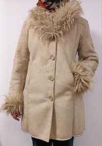 Kurtka kożuszek damski płaszcz 41-42 L kożuch
