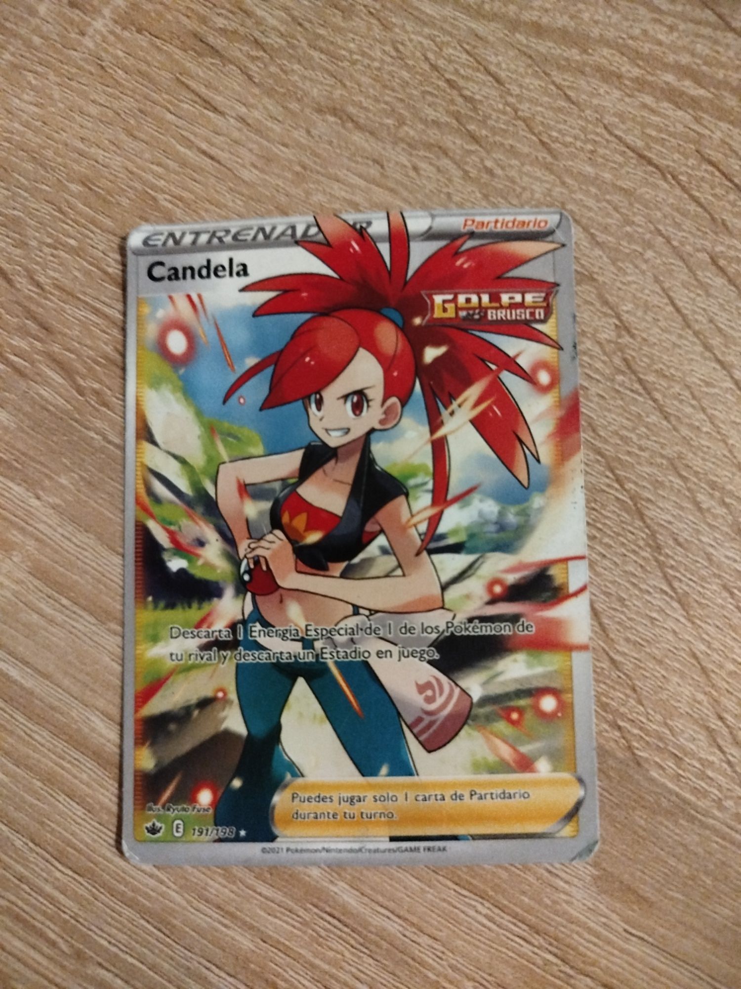 Carta Pokémon candela