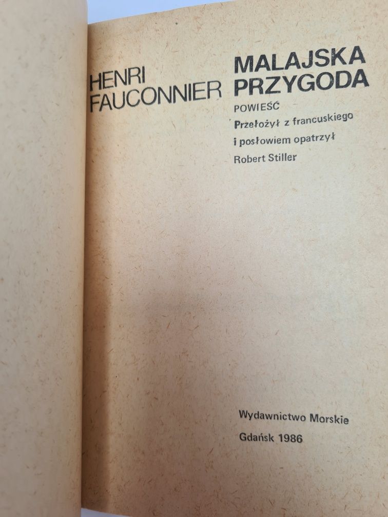 Malajska przygoda - Henri Fauconnier