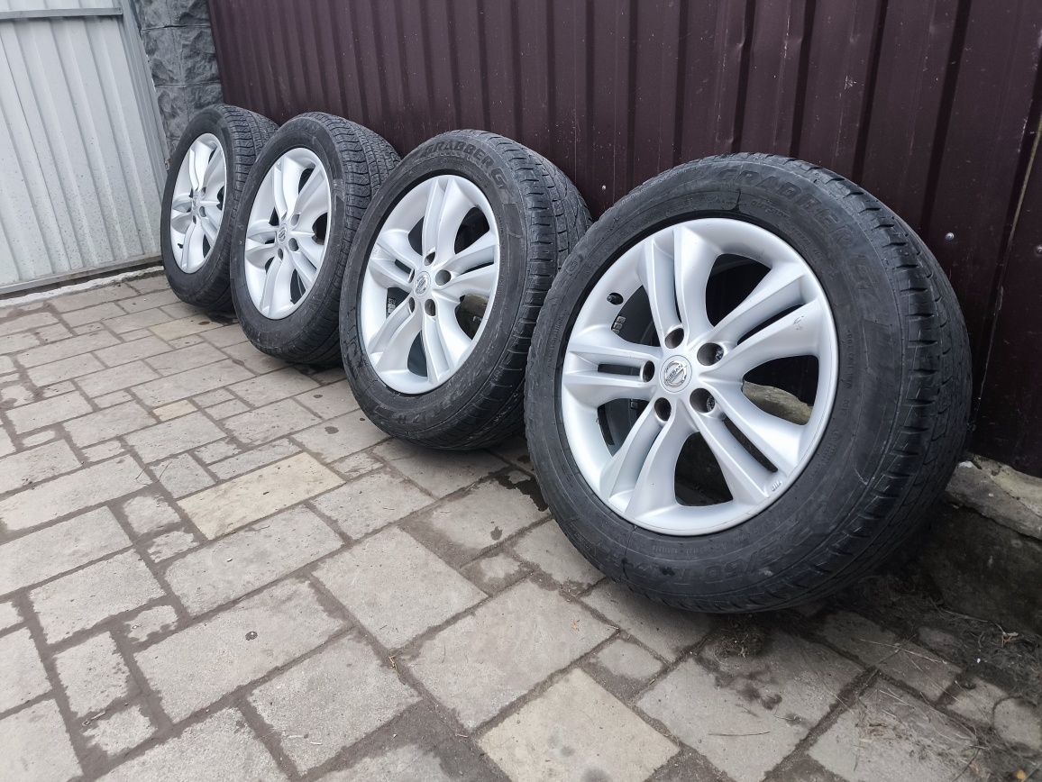 Диски R17 5x114.3 Nissan Qashqai X-Trail Rogue BR07A.