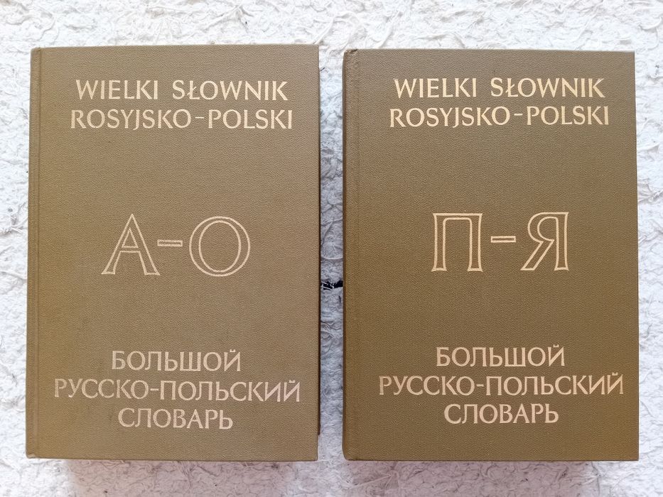 Wielki Słownik Rosyjsko Polski 2 Tomy