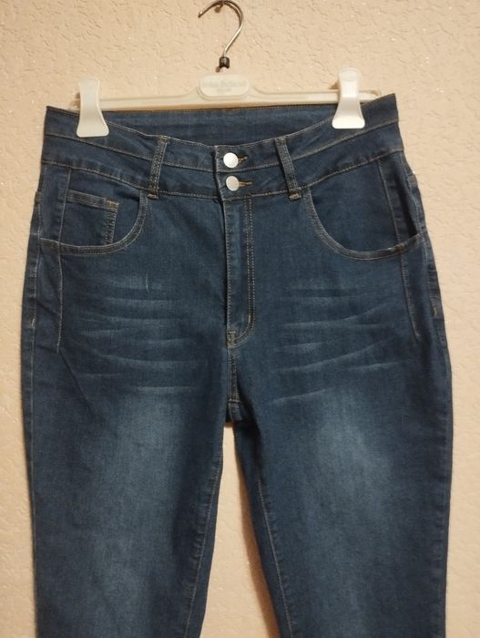 Джинси скінні сині,жіночі,розмір XL на 50 розмір від Shein