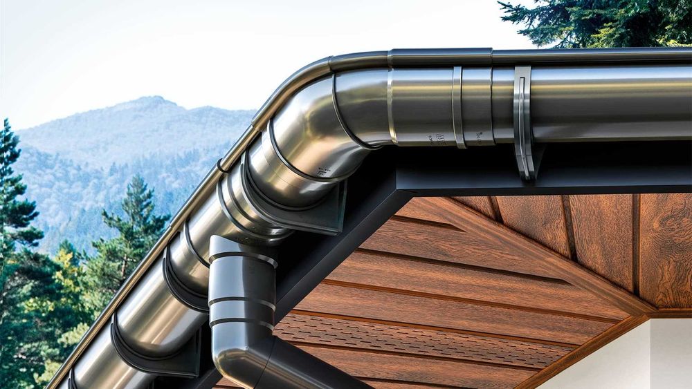 BRYZA rynny półokrągłe plastikowe 125/90 1 m