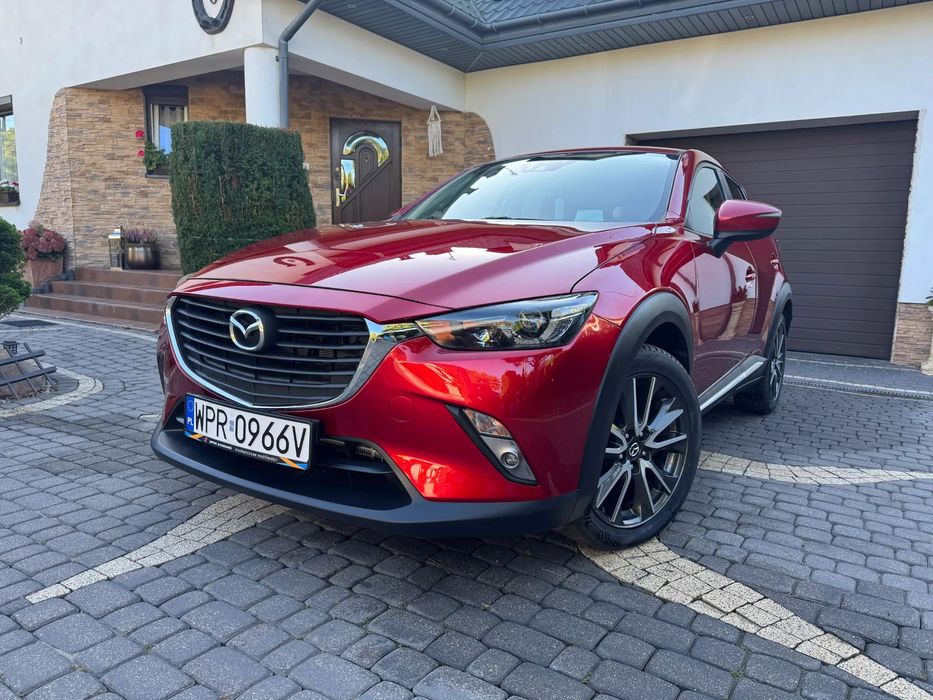 Mazda CX-3 2,0 Benzyna # 4WD # Automat # Oryginał # Serwis ASO #
