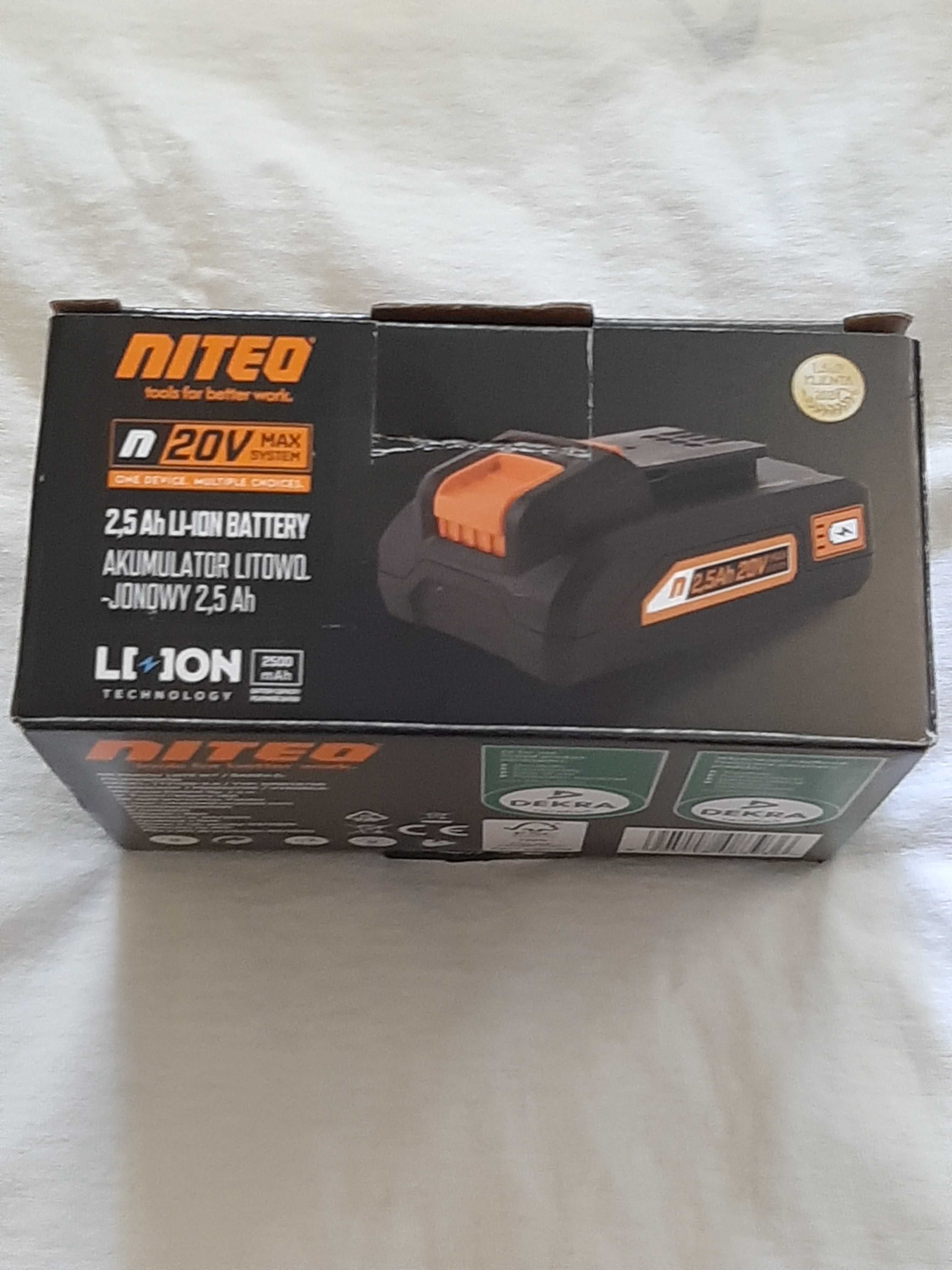 Akumulato  LI-ION NIiteo  TOOLS 20 V 2,5 AH