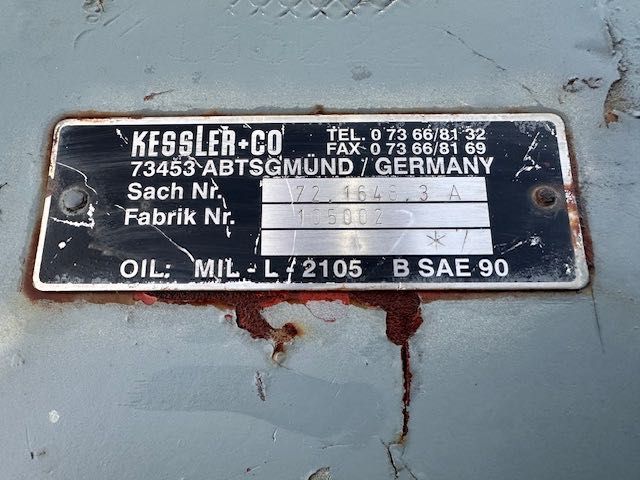 oś napędowa do koparki kessler 72.16483a