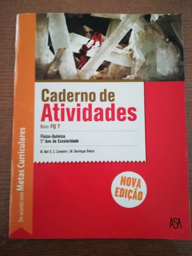 Cadernos de atividades 7.º Ano