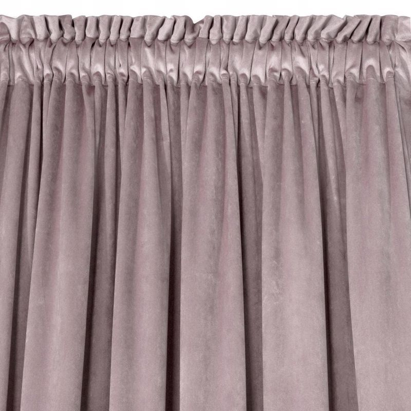 Zasłona 135x270 Dekoracyjna Velvet Rosa na Taśmie