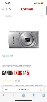 Aparat Canon ixus 145