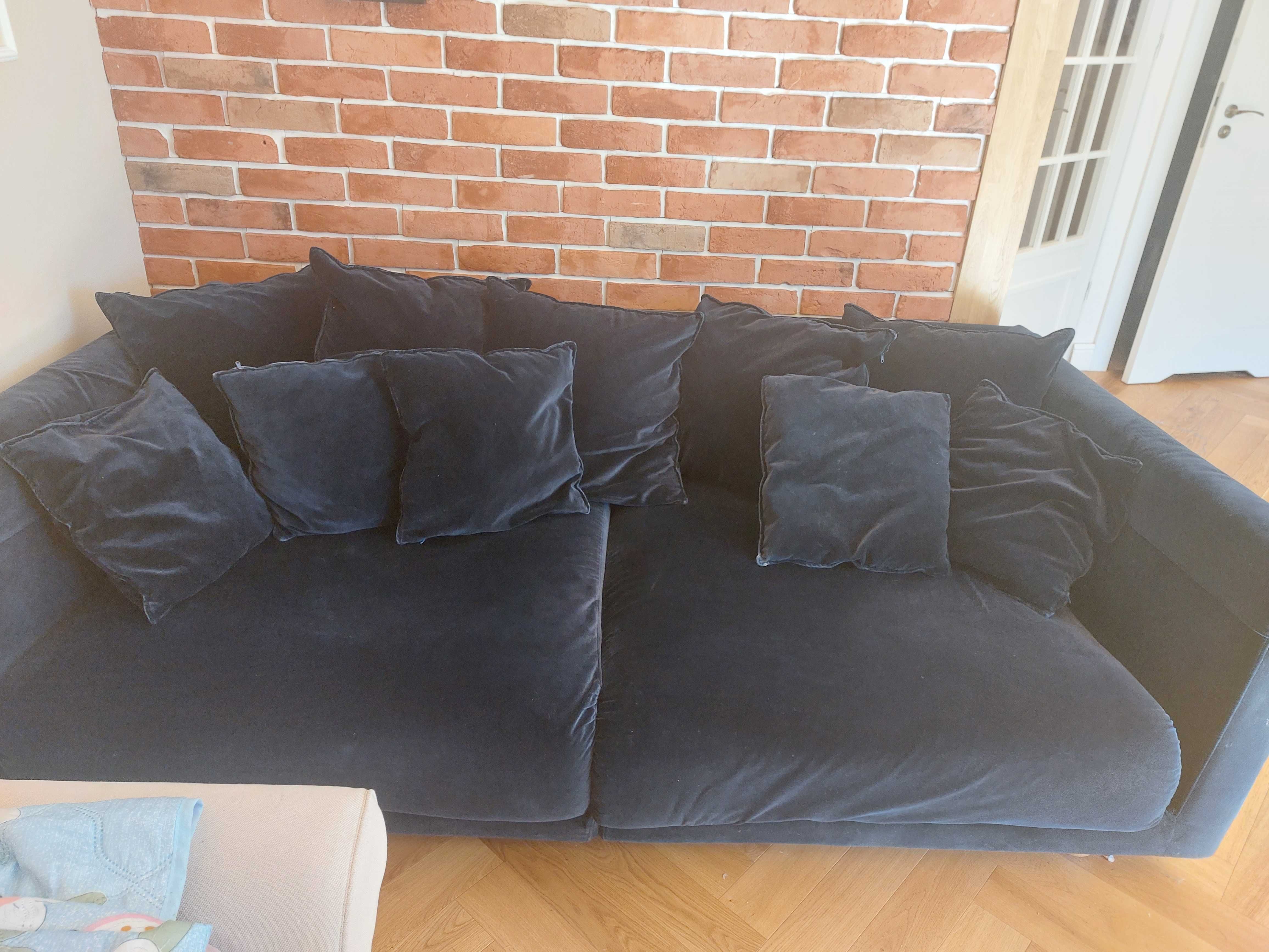 Ikea sofa granatowa